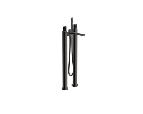 Fantini Venezia In Смеситель для ванны, напольный, излив: 21.5 см, цвет: Matt Gun Metal PVD. 29 P5 N448, 29 P5 N580SB Fantini Venezia In Смеситель для ванны, напольный, излив: 21.5 см, цвет: Matt Gun Metal PVD. 29 P5 N448, 29 P5 N580SB