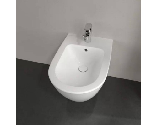 VilleroyBoch Subway 2.0 Биде подвесное 37.5х56.5х28см., 1 отв., цвет: альпийский белый. 54000001