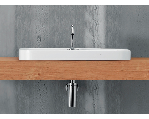 Kerasan Tribeca Раковина 60х43 см, 1 отв., цвет: белый. 514201*1 Kerasan Tribeca Раковина 60х43 см, 1 отв., цвет: белый. 514201*1