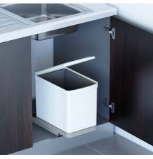 Система сортировки мусора ALBIO 10 1X16 L белый ALVEUS NEW