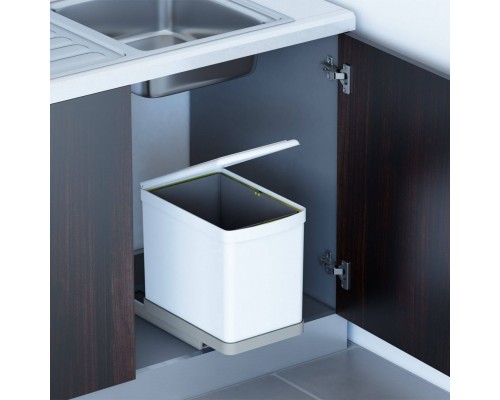 Система сортировки мусора ALBIO 10 1X16 L белый ALVEUS NEW