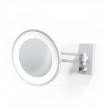 Decor Walther BS 36/V LED Косметическое зеркало 22см, подвесное, увел. 5x, подсветка LED, цвет: белый матовый. 0122250