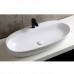 Azzurra Elegance Circle Раковина накладная, 90x44xH14 см, 1 отв., без перелива, цвет: Bianco lucido. ELLA090440CMBI/(ECI90M bi)*1