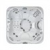 Jacuzzi J335 Минибассейн 214х214хh94см, отдельностоящий, гидро/аэромассаж, подсветка, стереосистема, CLEARRAY, MSFoam, нагреватель, с крышкой, отделка: platinum / smoked ebony. 903002410, ZP12ZY0EW40