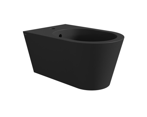 Alice Hide Биде Round 57х37, подвесное, цвет: чёрный матовый. 31180108