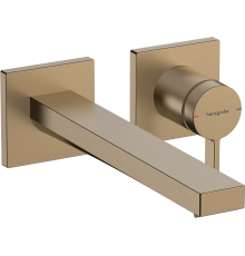 Смеситель для раковины Hansgrohe Tecturis E 73051140 С ВНУТРЕННЕЙ ЧАСТЬЮ шлифованная бронза