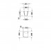 Duravit D-Code Полупьедестал 21.5x22.5см., цвет: белый. 08571700002