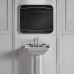 Kerasan Waldorf Раковина 60х55 см, 1 отв., с пьедесталом, керамическая, цвет: белый/хром. 4140K1bi/cr*1,  417001