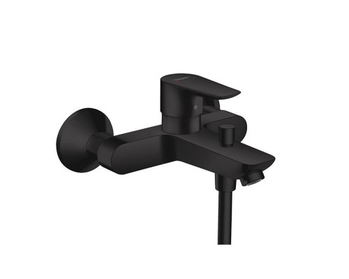 Hansgrohe Talis E Смеситель для ванны настенный, излив 194мм, цвет: черный матовый. 71740670 Hansgrohe Talis E Смеситель для ванны настенный, излив 194мм, цвет: черный матовый. 71740670