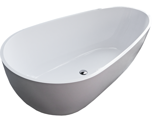 Ванна из искусственного камня Marmo Bagno Венеция 170x85 см, отдельностоящая, овальная, белый глянец Ванна из искусственного камня Marmo Bagno Венеция 170x85 см, отдельностоящая, овальная, белый глянец