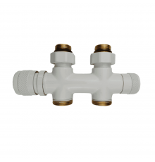 Узел нижнего подключения Primoclima Armature термостатическийLunarпрямой 1/2 х3/4 Е, Белый PCART889AW