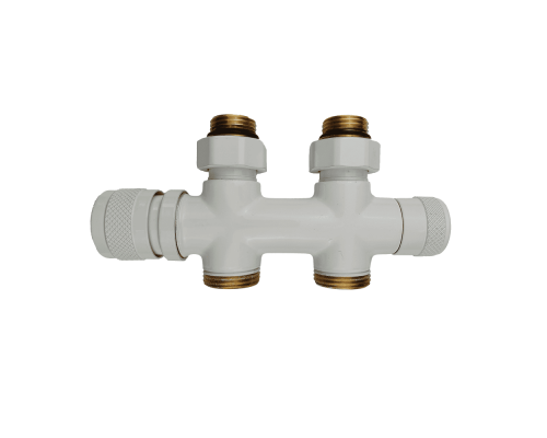 Узел нижнего подключения Primoclima Armature термостатическийLunarпрямой 1/2 х3/4 Е, Белый PCART889AW