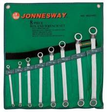 Набор ключей накидных Jonnesway 8 предметов изогнутые 75°
