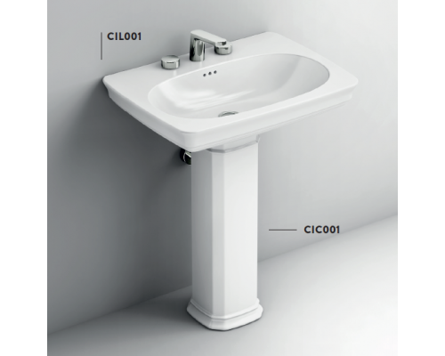 Artceram CIVITAS Раковина 68х50 см, 1 отв., подвесная, цвет: белый. CIL001 01 00 *1 Artceram CIVITAS Раковина 68х50 см, 1 отв., подвесная, цвет: белый. CIL001 01 00 *1