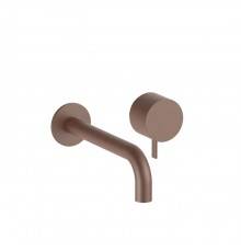 Fantini AF/21 Смеситель для раковины, настенный, излив: 208 мм, цвет: Matt Copper PVD. 27 P9 A613B
