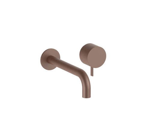 Fantini AF/21 Смеситель для раковины, настенный, излив: 208 мм, цвет: Matt Copper PVD. 27 P9 A613B