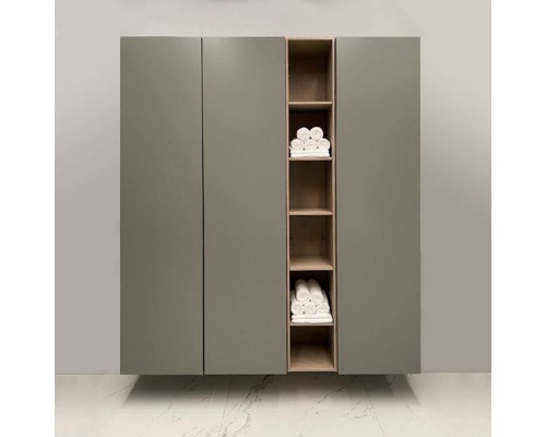 Burgbad Пенал подвесной 30хh196х37см, открытый, 4 полки, цвет: Light grey oak. HSNC030 F4112 САЛОН Burgbad Пенал подвесной 30хh196х37см, открытый, 4 полки, цвет: Light grey oak. HSNC030 F4112 САЛОН