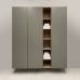 Burgbad Пенал подвесной 30хh196х37см, открытый, 4 полки, цвет: Light grey oak. HSNC030 F4112 САЛОН