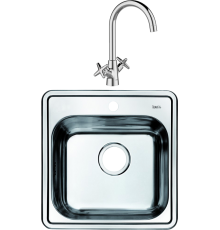 Комплект Мойка кухонная IDDIS Strit STR48P0i77 + Смеситель Acros ACRSB00i05 хром