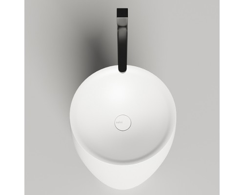 Salini Alda Раковина отдельностоящая  47х47х90см., без отв., донный клапан UpDown, S-sense,сифон, цвет: белый. 130311G