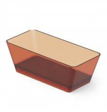 Dea Design Modern Ванна 150х68х56см., отдельностоящая, Glasstek, прозрачная смола, цвет: Sunset R1. DD8603 1500 R1