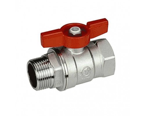 Шаровой кран Giacomini R254D R254X003 1/2", вн-нар, ручка бабочка