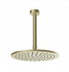 Gessi Ingranaggio Душевая головка потолочная, поворотная с шарниром, цвет: Brushed Brass PVD. 63352#727