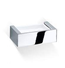 Decor Walther Brick WSS Мыльница подвесная, фарфор белый, цвет: хром. 0591100