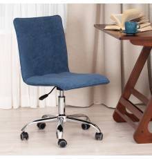 Компьютерное кресло TetChair Zero, велюр светло-синий 145
