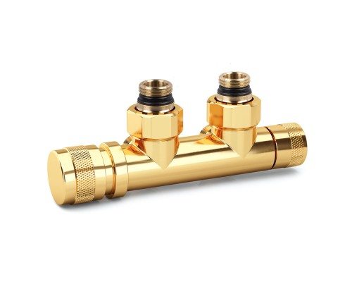 Узел угловой SR Rubinetterie для нижнего подключения 1/2 x3/4 цвет золото 0694-1500D0E0