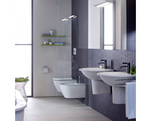 Duravit Darling New Унитаз 37x54см., подвесной, вертикальный выпуск, Durafix, цвет: белый. 2545090000