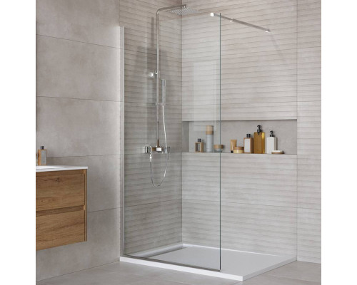 Душевая перегородка BelBagno Kraft 100 см, профиль хром