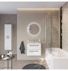 Мебель для ванной комнаты Cezares Eco Cer-N 60, bianco lucido, раковина Eco 60, ручки серые