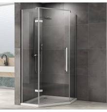 Душевой уголок Abber Ewiges Wasser AG05100 100x100, профиль хром, стекло прозрачное