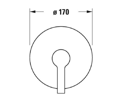 Duravit B.2 Смеситель для душа, встраиваемый, цвет: хром. GK0900000000, B24210010010 Duravit B.2 Смеситель для душа, встраиваемый, цвет: хром. GK0900000000, B24210010010