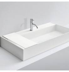 NOORTH milldue edition Раковина 90.4х47.2х12 см, 1 отв., накладная, цвет: белый. 2463*1 Bianco Opaco