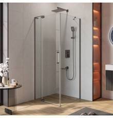 Душевой уголок Cezares Slider AH 1 80-70/80 C GM профиль оружейная сталь, стекло прозрачное