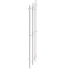 Полотенцесушитель электрический Melodia della vita Etude MTRECF12015wt П3, 120х15, с крючками, белый