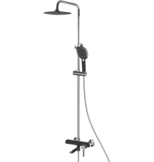 Душевая стойка Shevanik S6036H черный, хром