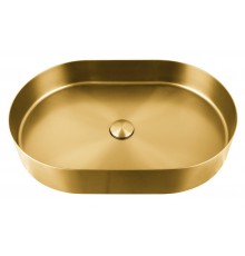 Накладная раковина AltroBagno Eterno 001025 OrSp, матовое золото