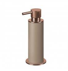 ADJ Диспенсер для жидкого мыла, D7xH19см., цвет: copper/капучино. 4980.copper/04