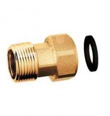 Фитинги цанговые Переходник лат.с накидной гайкой 1 1/2”– 1 1/4(НР), с EPDM FC 8313 112114