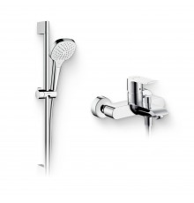 Душевой комплект Смеситель Hansgrohe Metris 31480000 + Гарнитур Croma Select E Vario 26582400