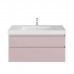 Kerama Marazzi Cubo Тумба подвесная 100см, с ящиками, цвет: Мальва матовая. CUB.100.2\MAL