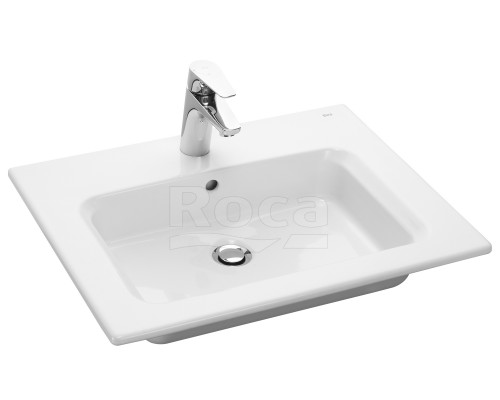 Roca 7.3279.A.800.0 The Gap раковина мебельная 605х460х160 мм, с отв. под смеситель, с отв. перелива 3279A8000