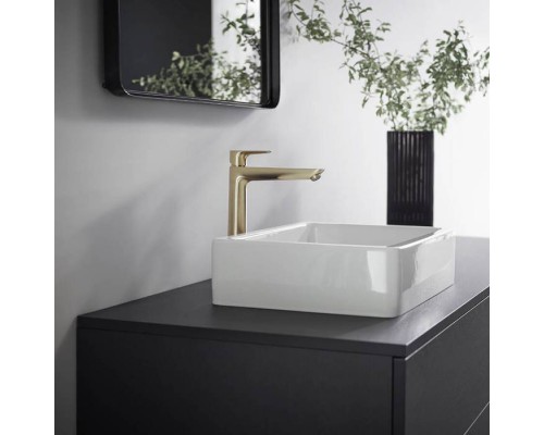 Hansgrohe Talis E Смеситель для раковины, 1 отв., без донного клапана, цвет: шлифованная бронза. 71717140