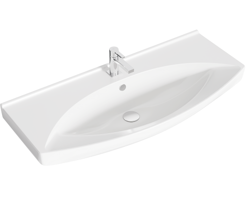 AQ 4620008197340 Kirovit Раковина Стиль 1050 1065х493х215 мм, с отв. под смес., с отв. пер 4620008197340