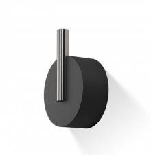 Decor Walther Black Stone WHK Крючок подвесной, цвет: черный матовый / сталь матовая. 0972665
