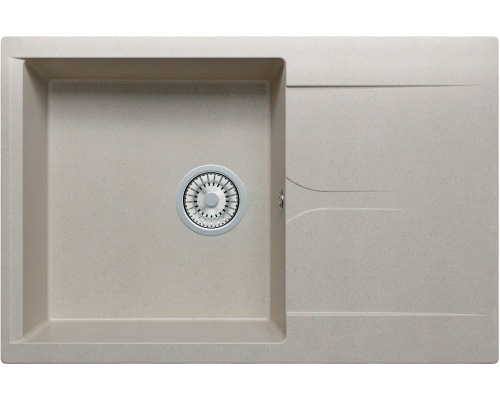 Мойка кухонная Polygran Gals 760 серая + Жидкое мыло Grass Milana