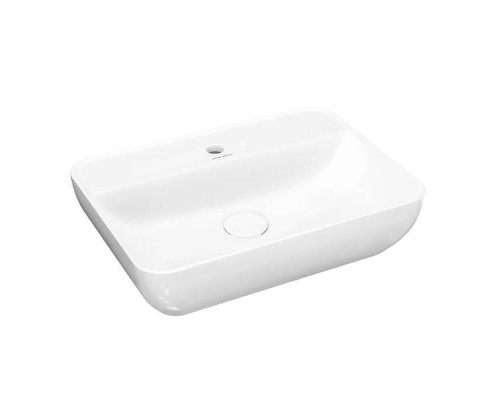 Kerama Marazzi Plaza Раковина подвесная 55х40см., с 1 отв., цвет: белый глянцевый. PLR.wb.55.02 Kerama Marazzi Plaza Раковина подвесная 55х40см., с 1 отв., цвет: белый глянцевый. PLR.wb.55.02